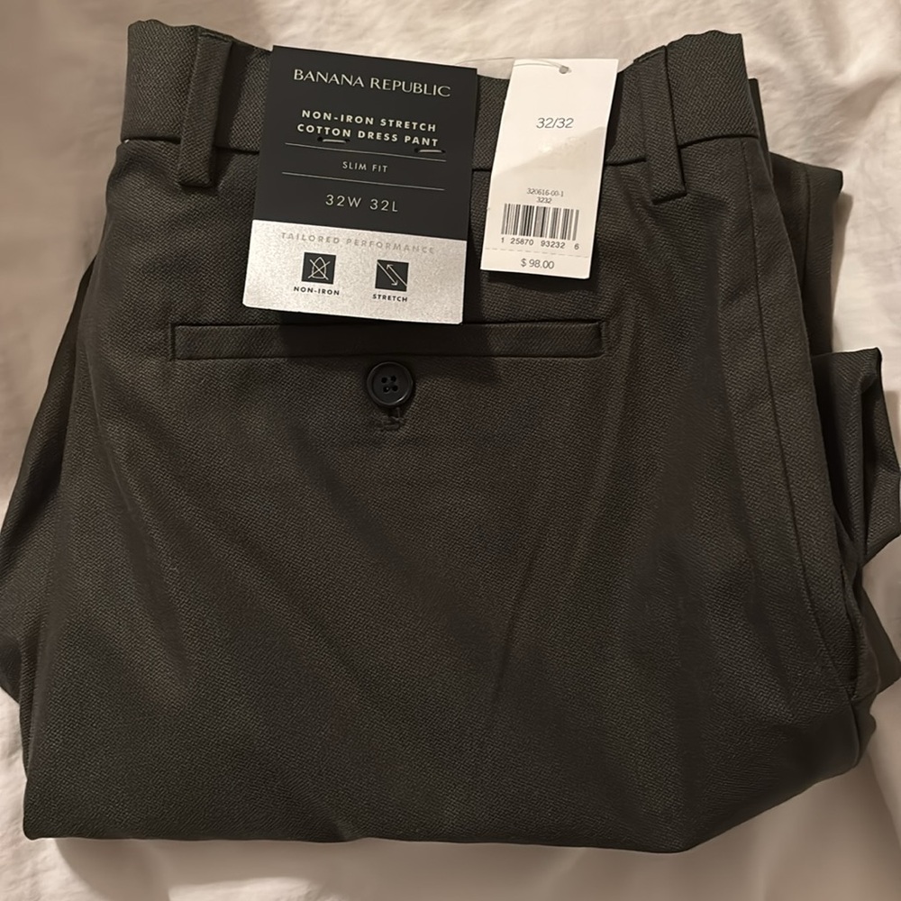 NWT Banana Republic Olive Green Trousers